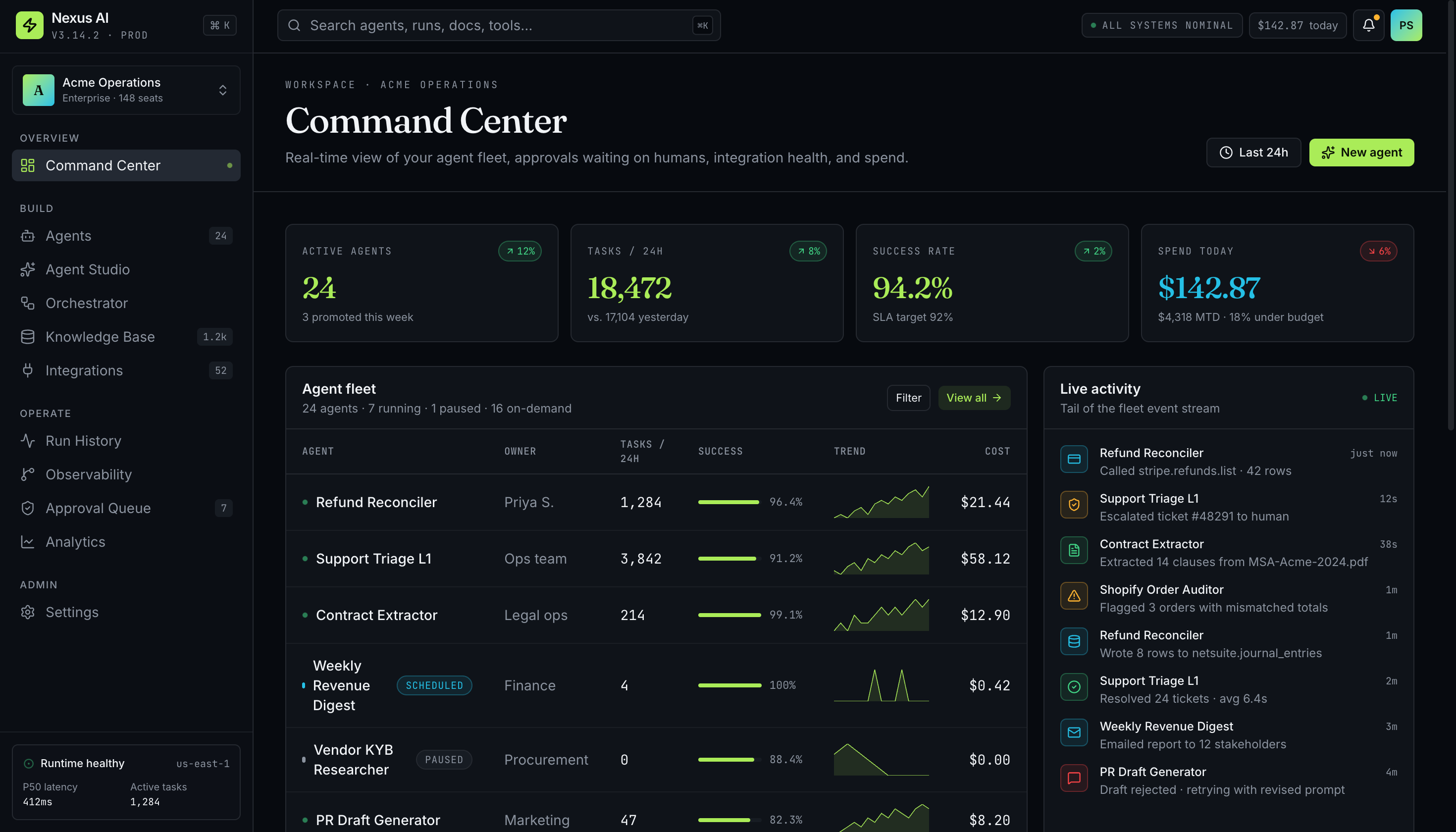 AI & Machine Learning — UI screenshot